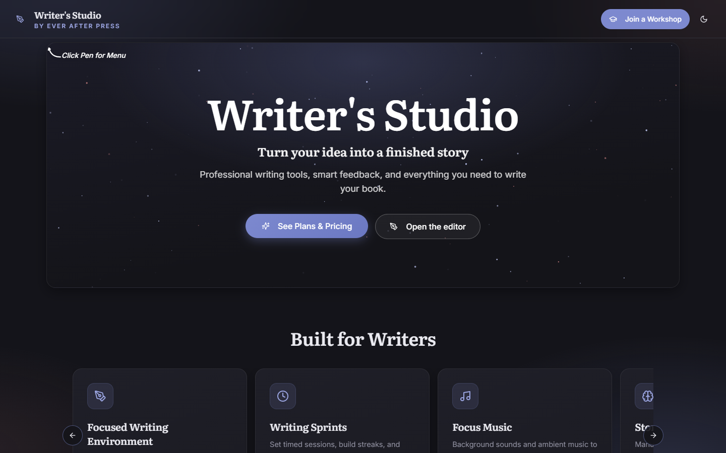 Ever After Press Writer's Studio